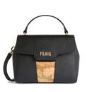 Alviero Martini 1A Classe Damenhandtasche mit Überschlag, Windy City Linie, Schwarz LD29