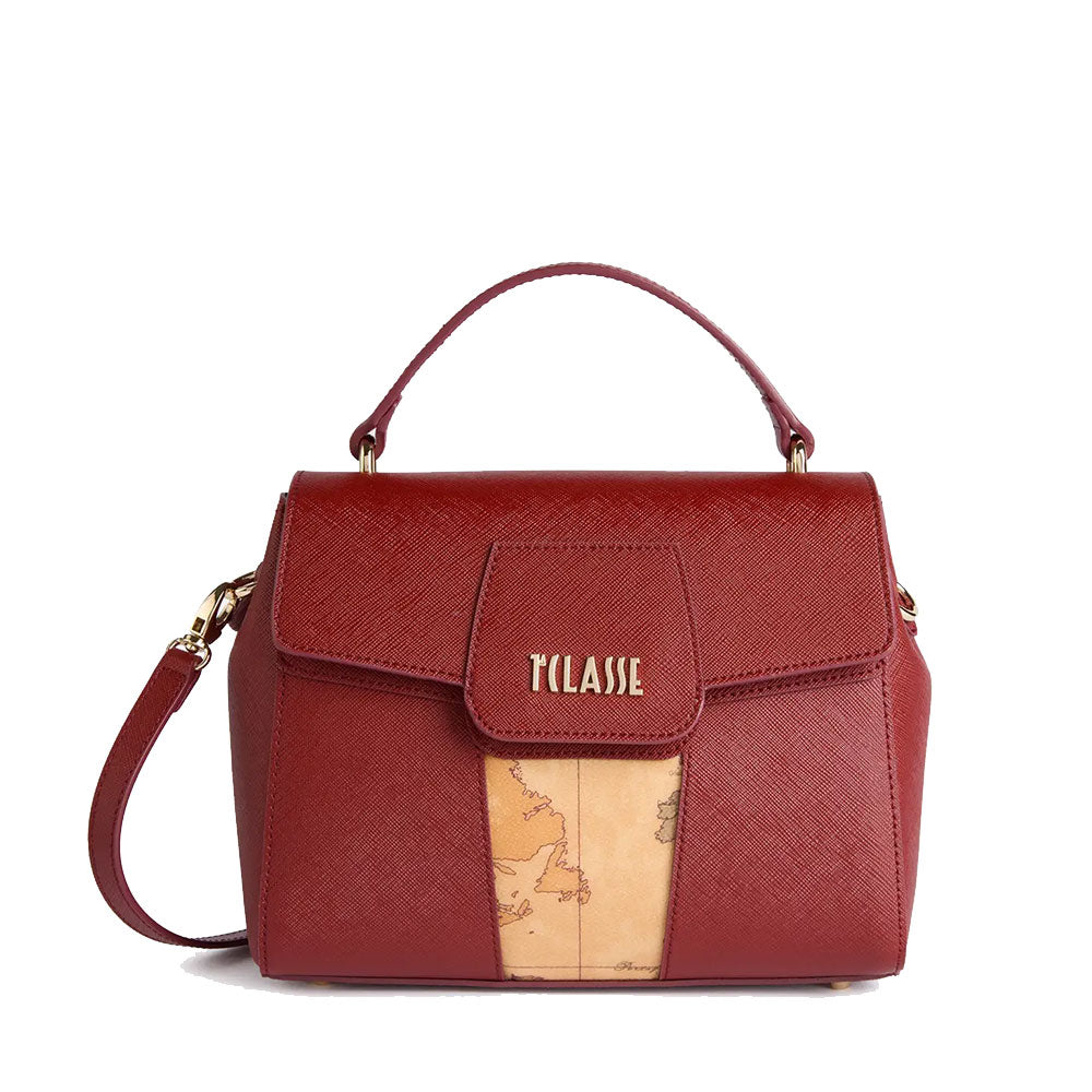Borsa Donna a Mano con Pattina 1A Classe Alviero Martini linea Windy City Rosso Acero LD29