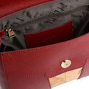 Borsa Donna a Mano con Pattina 1A Classe Alviero Martini linea Windy City Rosso Acero LD29