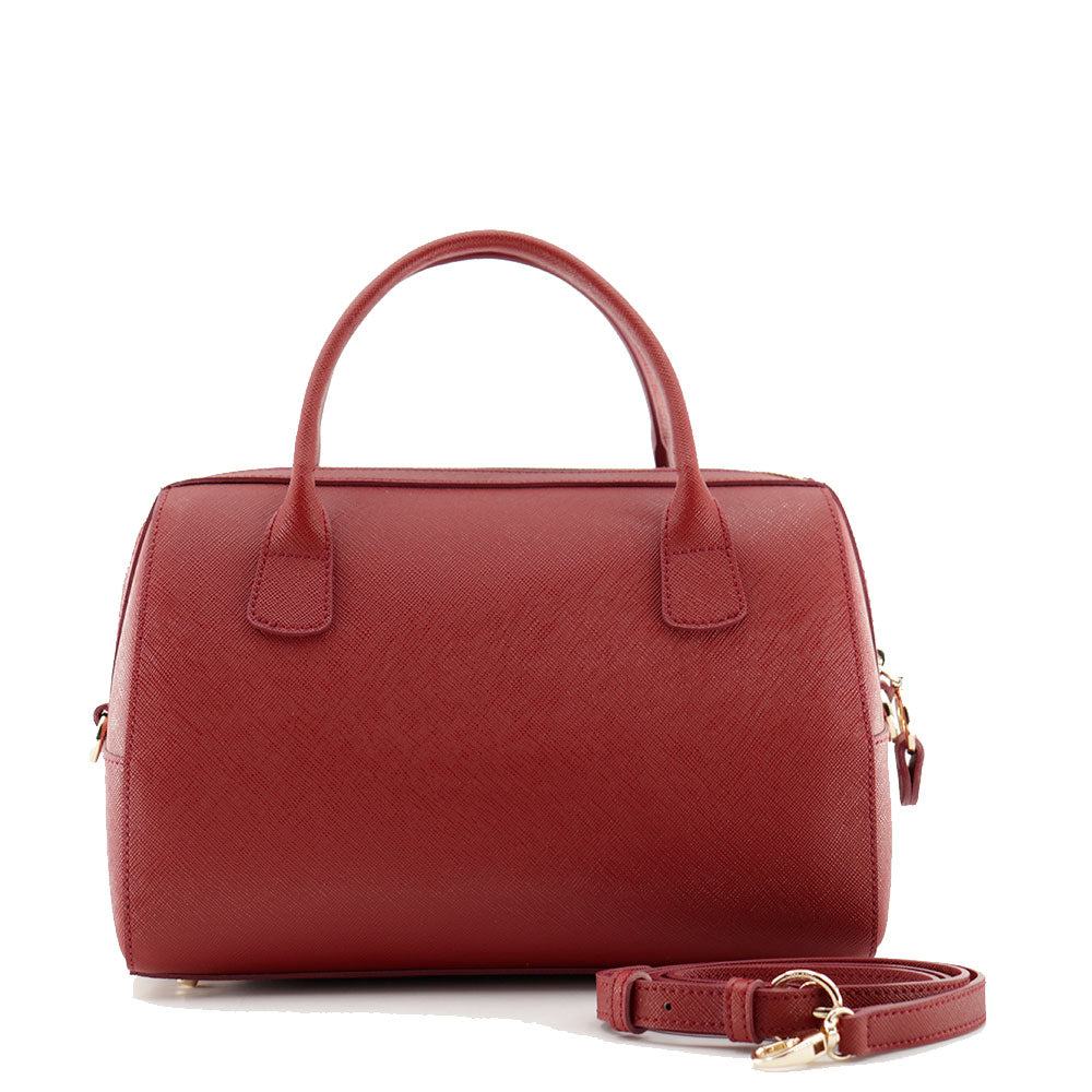 Bauletto a Mano con Tracolla 1A Classe Alviero Martini linea Windy City Rosso Acero LD30