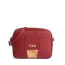 Borsa Donna a Tracolla Small 1A Classe Alviero Martini linea Windy City Rosso Acero LD32