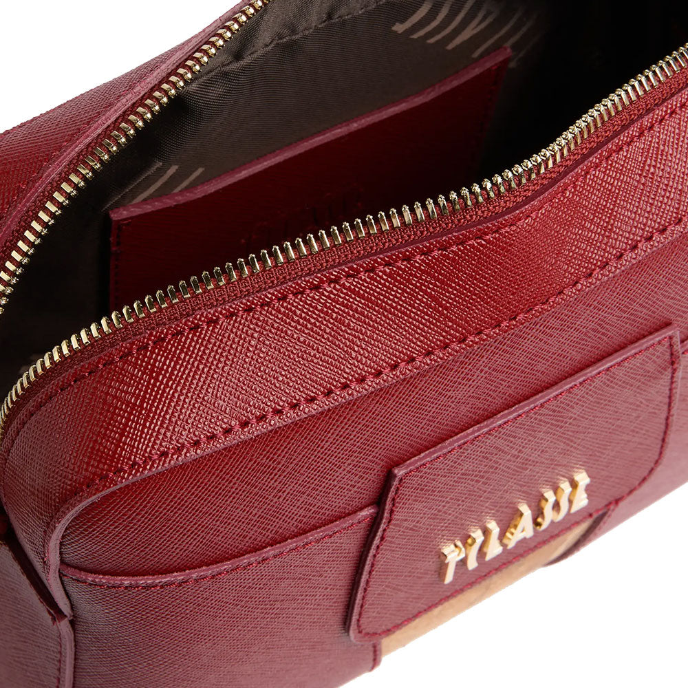 Borsa Donna a Tracolla Small 1A Classe Alviero Martini linea Windy City Rosso Acero LD32