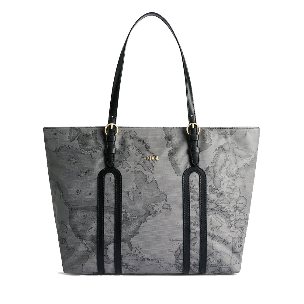 Shopping Bag Donna 1A Classe Alviero Martini linea Highland Soft Geo Dark Grigio Scuro LD34