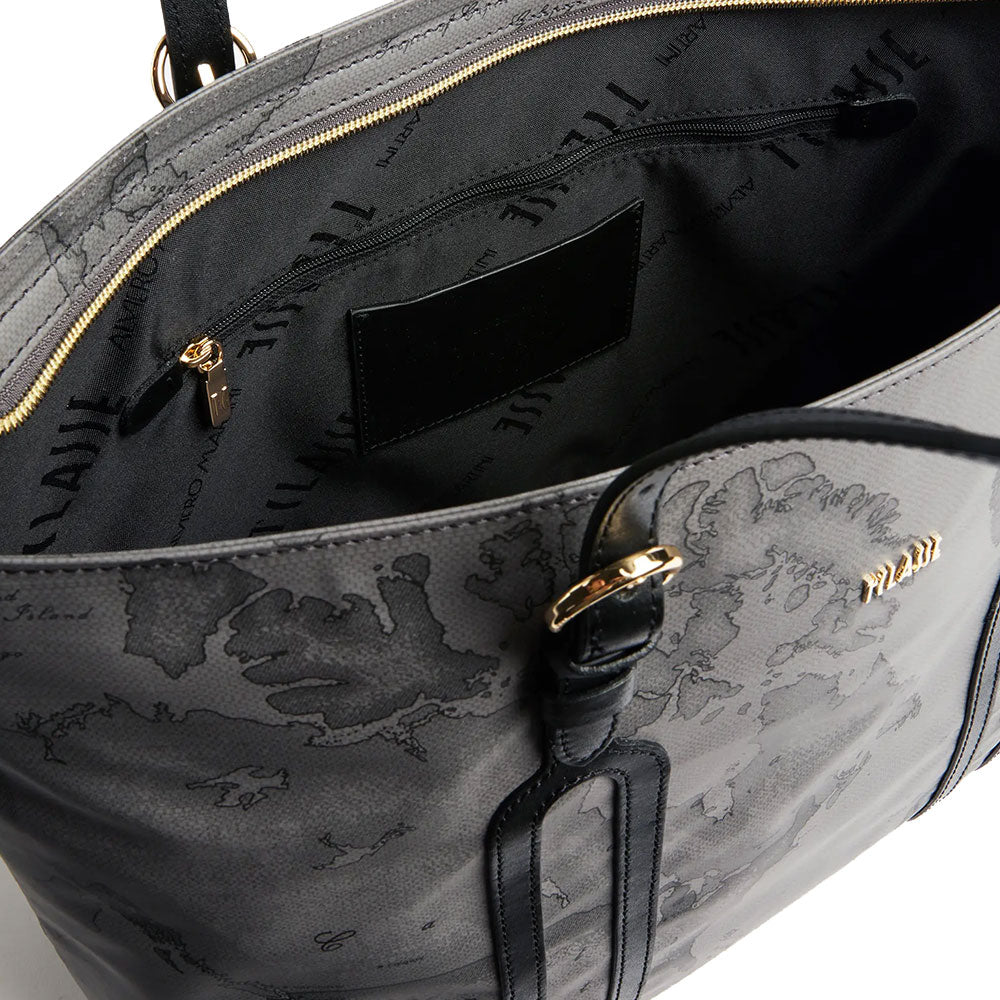 Shopping Bag Donna 1A Classe Alviero Martini linea Highland Soft Geo Dark Grigio Scuro LD34