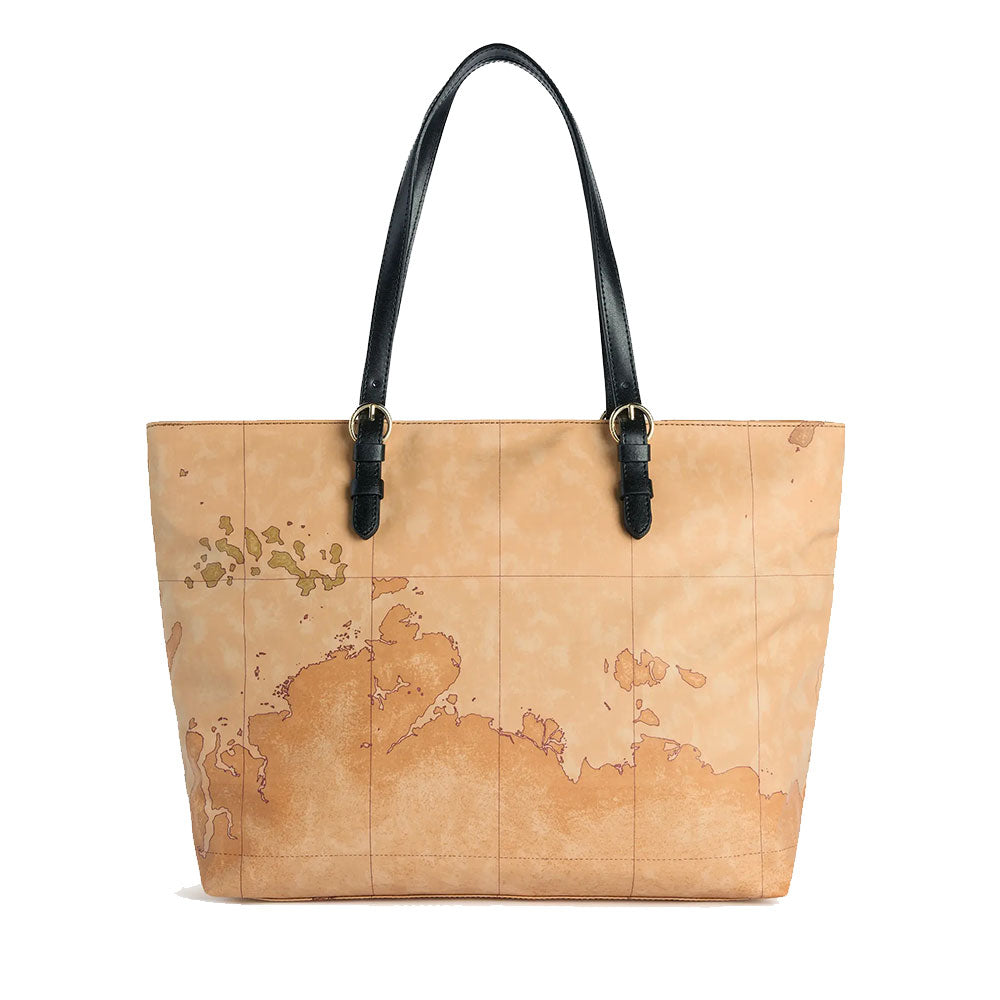 Shopping Bag Donna 1A Classe Alviero Martini linea Highland Soft Geo Classic e Nero LD34