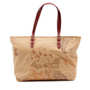 Shopping Bag Donna 1A Classe Alviero Martini linea Highland Soft Geo Classic e Rosso Acero LD34