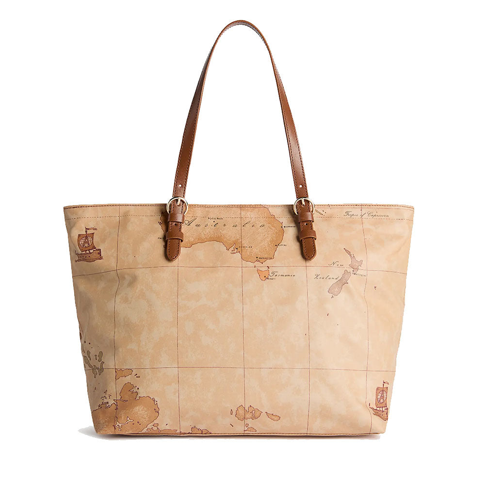 Shopping Bag Donna 1A Classe Alviero Martini linea Highland Soft Geo Classic e Castagna LD34