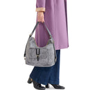 Borsa a Spalla Doppia Portabilità 1A Classe Alviero Martini linea Highland Soft stampa Geo Dark LD35