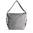 Borsa a Spalla Doppia Portabilità 1A Classe Alviero Martini linea Highland Soft stampa Geo Dark LD35