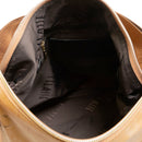 Alviero Martini 1st Class Double Portability Schultertasche, Highland Soft Geo Classic und schwarze LD35-Linie