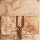 Borsa a Spalla Doppia Portabilità 1A Classe Alviero Martini linea Highland Soft Geo Classic e Castagna LD35