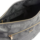 Mezzaluna Grande a Tracolla 1A Classe Alviero Martini linea Highland Soft Geo Dark Grigio Scuro LD36