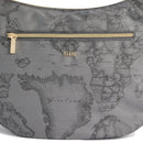 Mezzaluna Grande a Tracolla 1A Classe Alviero Martini linea Highland Soft Geo Dark Grigio Scuro LD36