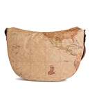 Mezzaluna Grande a Tracolla 1A Classe Alviero Martini linea Highland Soft Geo Classic e Nero LD36