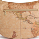Mezzaluna Grande a Tracolla 1A Classe Alviero Martini linea Highland Soft Geo Classic e Nero LD36