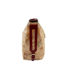 Mezzaluna Grande a Tracolla 1A Classe Alviero Martini linea Highland Soft Geo Classic e Rosso Acero LD36