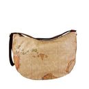 Mezzaluna Grande a Tracolla 1A Classe Alviero Martini linea Highland Soft Geo Classic e Rosso Acero LD36