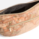 Mezzaluna Media a Tracolla 1A Classe Alviero Martini linea Highland Soft Geo Classic e Nero LD37