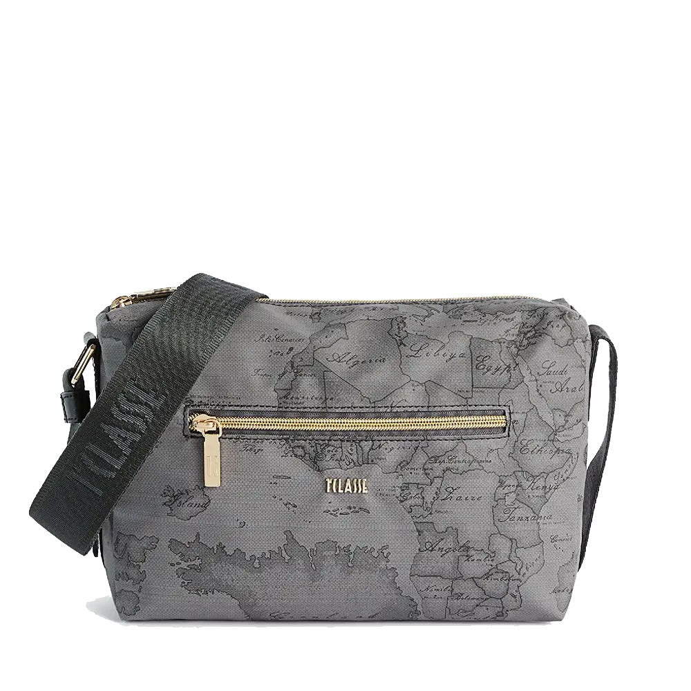 Borsa Donna a Tracolla 1A Classe Alviero Martini linea Highland Soft Geo Dark Grigio Scuro LD38