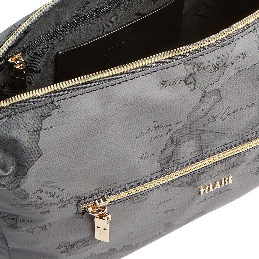 Borsa Donna a Tracolla 1A Classe Alviero Martini linea Highland Soft Geo Dark Grigio Scuro LD38