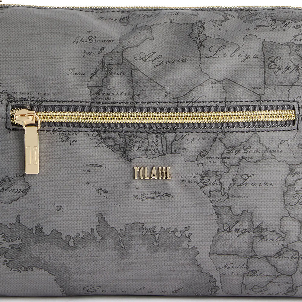 Borsa Donna a Tracolla 1A Classe Alviero Martini linea Highland Soft Geo Dark Grigio Scuro LD38