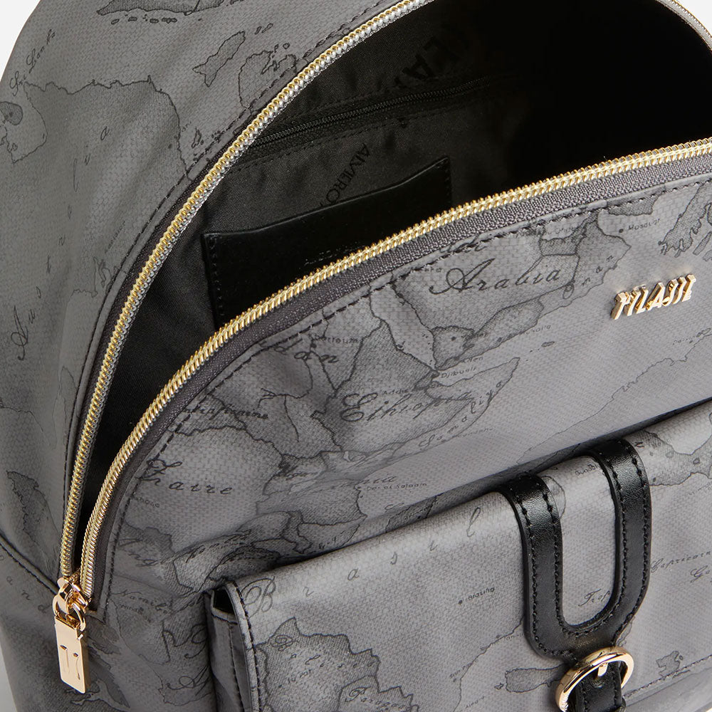 Zaino Donna 1A Classe Alviero Martini linea Highland Soft Geo Dark Grigio Scuro LD39
