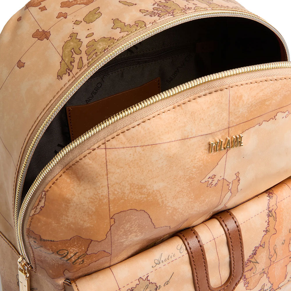 Zaino Donna 1A Classe Alviero Martini linea Highland Soft Geo Classic e Castagna LD39