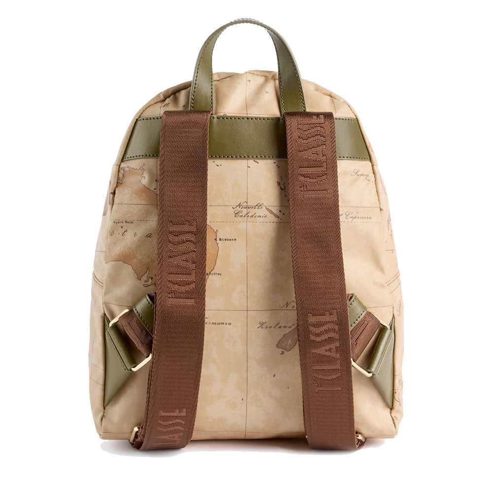 Zaino Donna 1A Classe Alviero Martini linea Highland Soft Geo Classic e Verde Muschio LD39