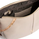 Borsa Donna Mezzaluna 1A Classe Alviero Martini linea Castle Leather in Pelle Taupe LD50