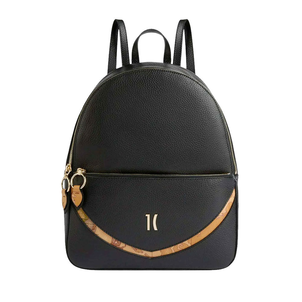 Zaino Donna 1A Classe Alviero Martini linea Castle Leather in Pelle Nera LD53