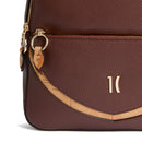 Zaino Donna 1A Classe Alviero Martini linea Castle Leather in Pelle Mogano LD53