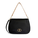 Borsa Donna a Tracolla Grande 1A Classe Alviero Martini linea Brave Messenger in Pelle Nera LD54