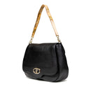 Borsa Donna a Tracolla Grande 1A Classe Alviero Martini linea Brave Messenger in Pelle Nera LD54
