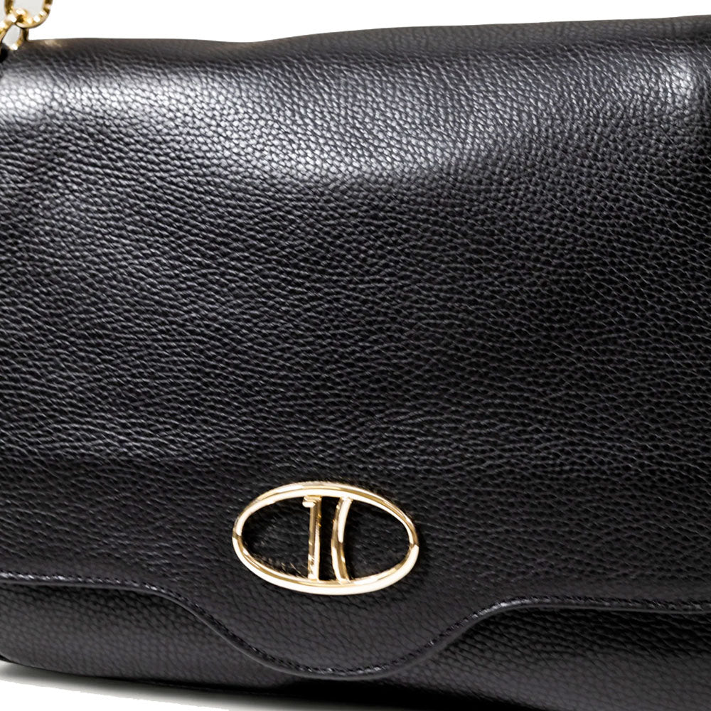 Borsa Donna a Tracolla Grande 1A Classe Alviero Martini linea Brave Messenger in Pelle Nera LD54