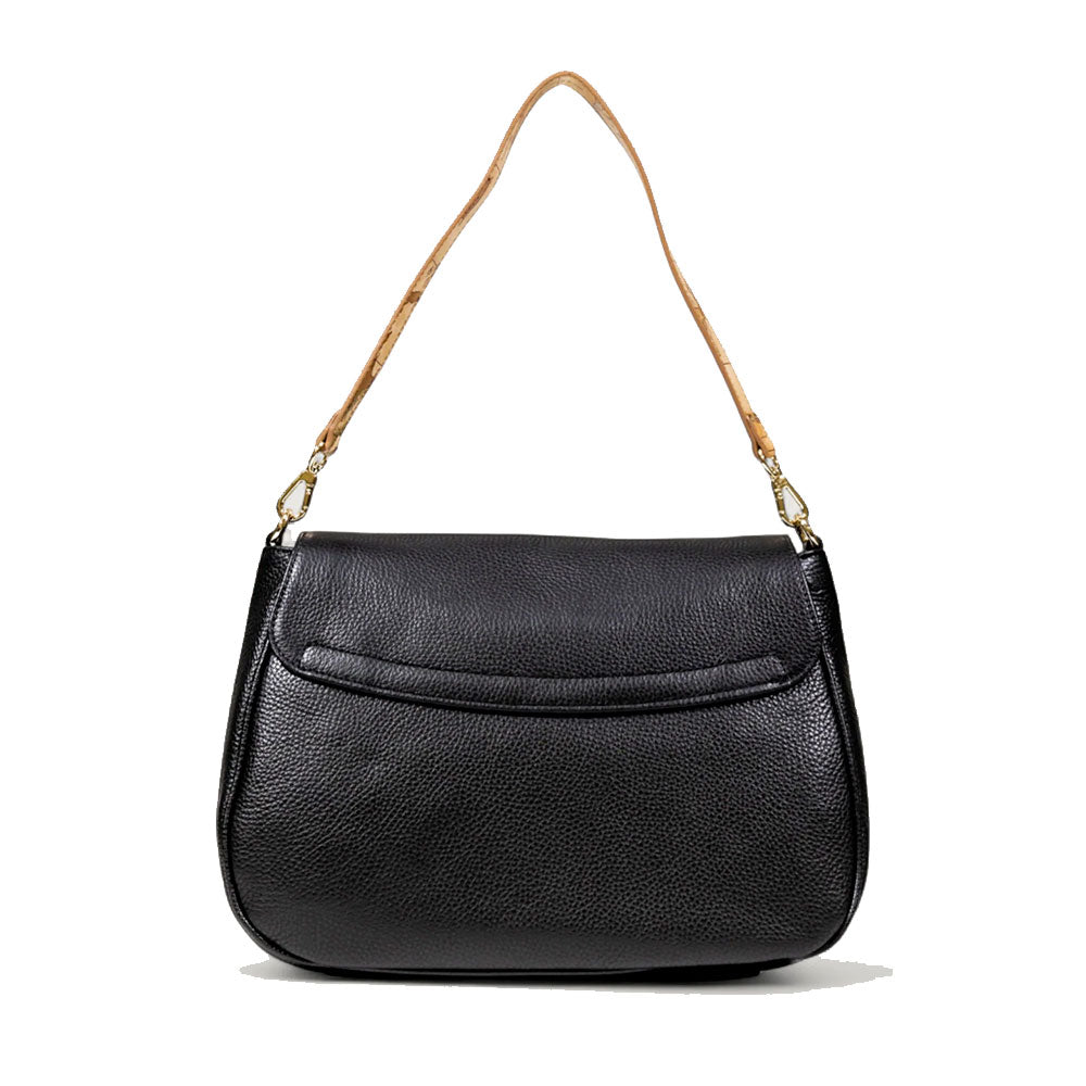 Borsa Donna a Tracolla Grande 1A Classe Alviero Martini linea Brave Messenger in Pelle Nera LD54
