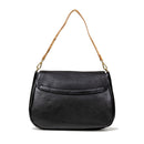 Borsa Donna a Tracolla Grande 1A Classe Alviero Martini linea Brave Messenger in Pelle Nera LD54