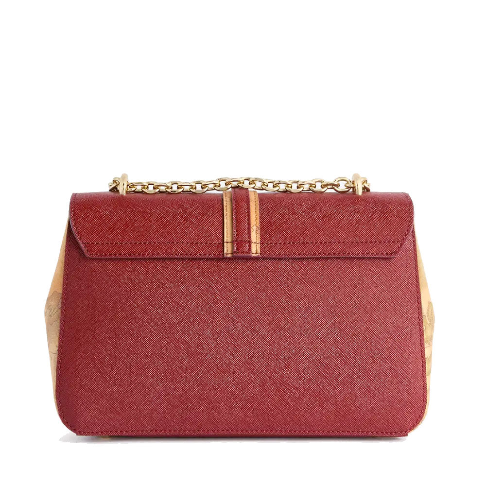 Borsa Donna a Spalla e Tracolla 1A Classe Alviero Martini linea Horsy Bag Rosso Acero LD57
