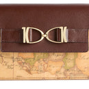 Borsa Donna a Tracolla 1A Classe Alviero Martini linea Chevalier Bag Geo Classic e Mogano LD58