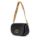 Alviero Martini 1A Classe Damen-Schultertasche, Lake Bag Linie, Schwarz LD59