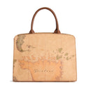 Handbag 1A Classe ALVIERO MARTINI Valley Geo in Geo Classic and Chestnut - LD63