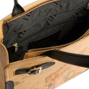 Shopping Bag 1A Classe Alviero Martini linea Valley Geo colore Geo Classic e Nero LD64