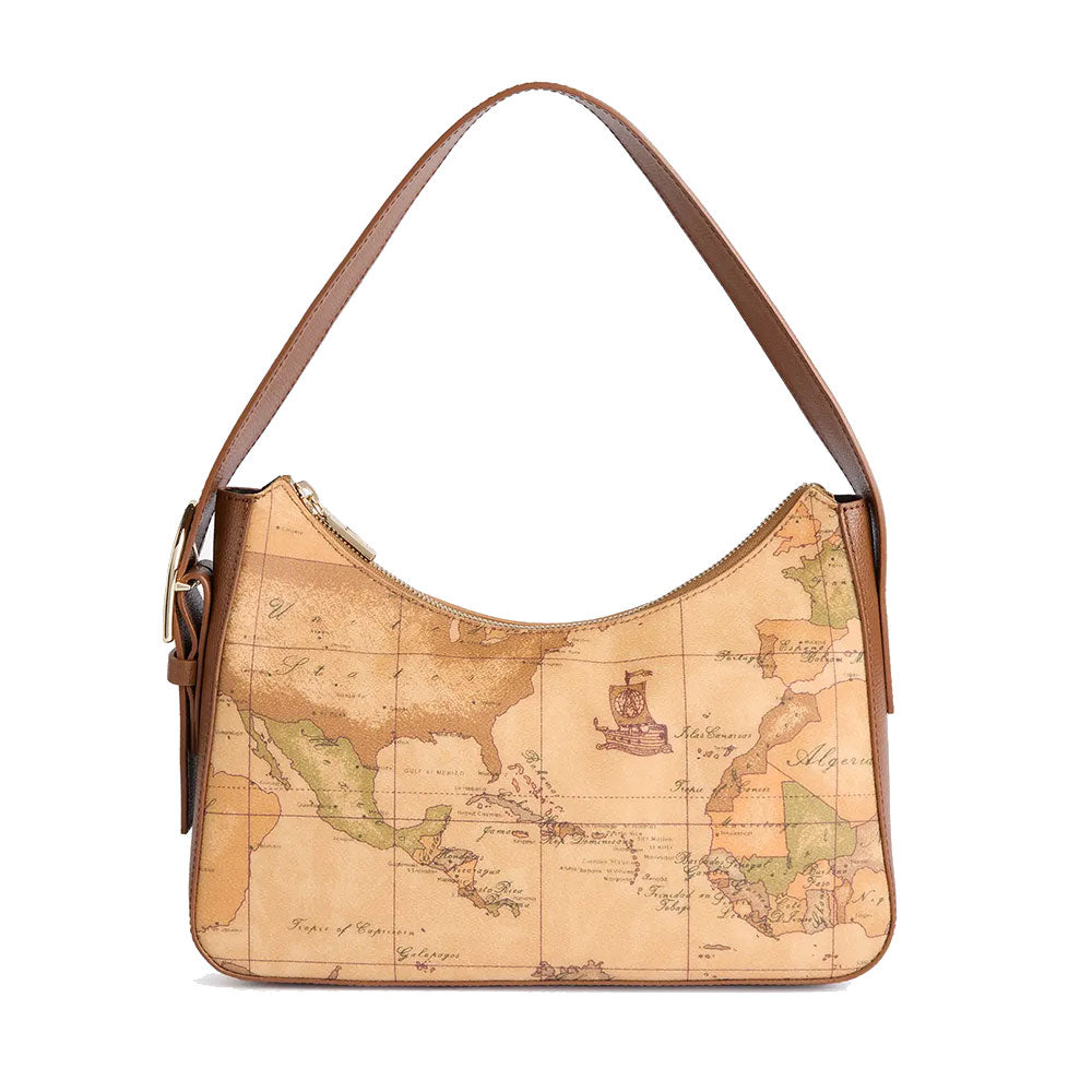 Sottospalla Hobo 1A Classe Alviero Martini linea Valley Geo colore Geo Classic e Castagna LD65