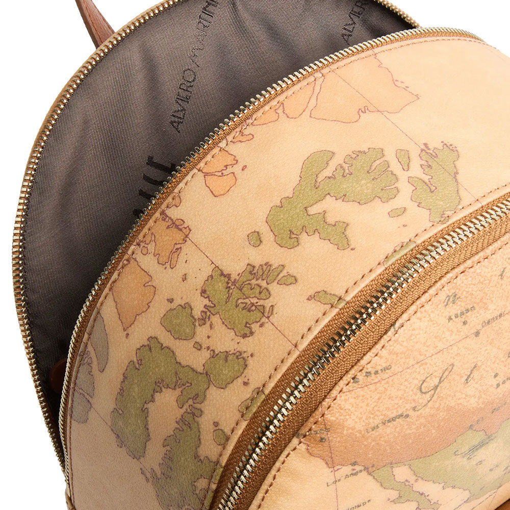 Zaino Donna 1A Classe Alviero Martini linea Valley Geo colore Geo Classic e Castagna LD68