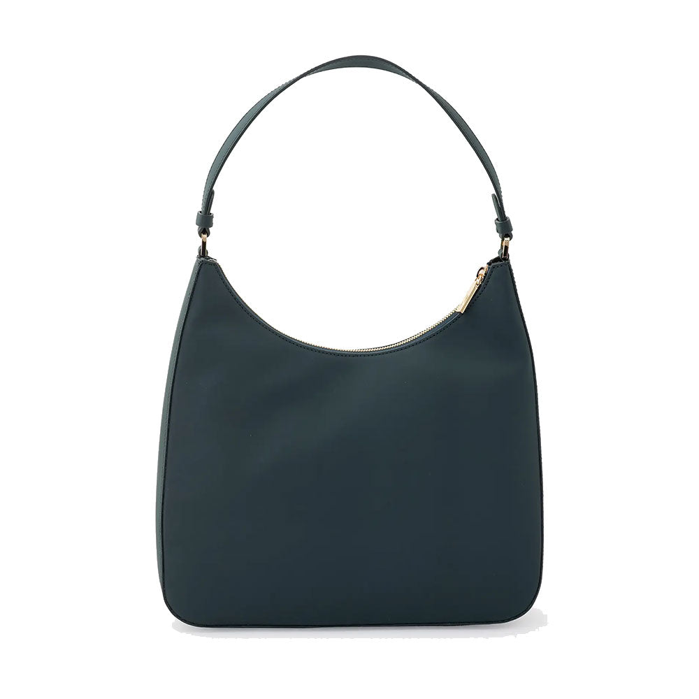 Hobo Bag Donna 1A Classe Alviero Martini linea Frost Geo in Tessuto Gommato Verde Scuro LD97
