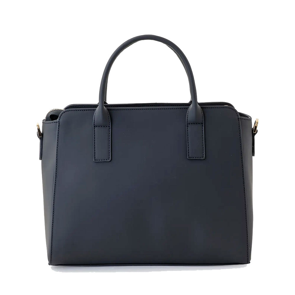 Borsa Donna a Mano 1A Classe Alviero Martini linea Frost Geo in Tessuto Gommato Nero LD98