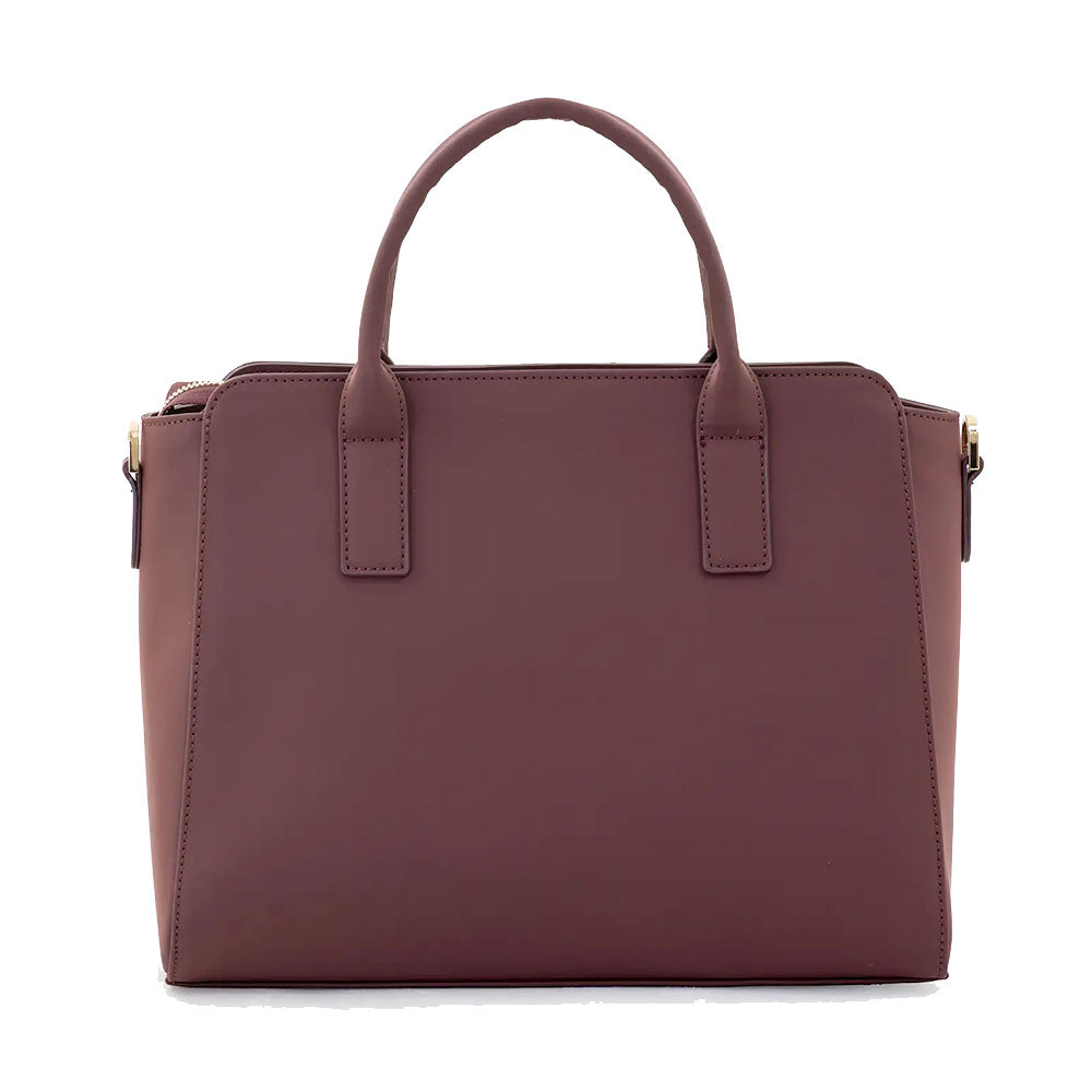 Borsa Donna a Mano 1A Classe Alviero Martini linea Frost Geo in Tessuto Gommato Bordeaux LD98