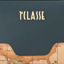 Borsa Donna a Tracolla 1A Classe Alviero Martini linea Frost Geo in Tessuto Gommato Verde Scuro LD99