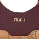 Borsa Donna Sottospalla 1A Classe Alviero Martini linea Frost Geo in Tessuto Gommato Bordeaux LE01