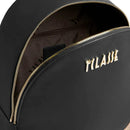 Zaino Donna 1A Classe Alviero Martini linea Frost Geo in Tessuto Gommato Nero LE02