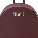 Zaino Donna 1A Classe Alviero Martini linea Frost Geo in Tessuto Gommato Bordeaux LE02